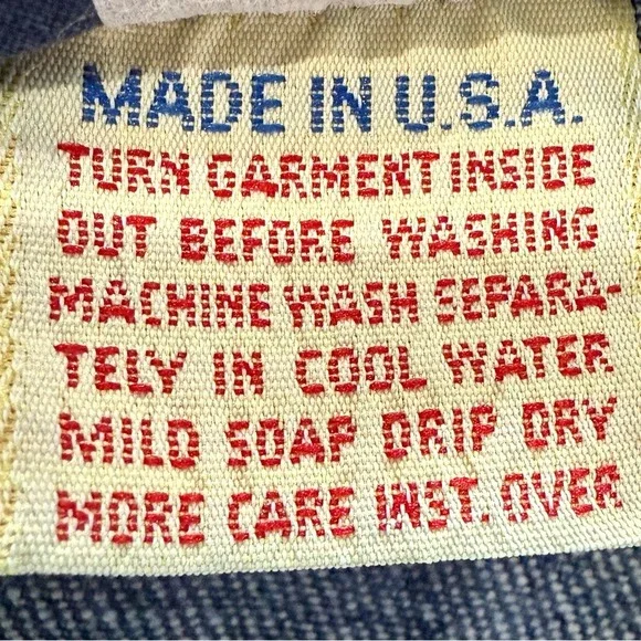 ππΌ CALVIN KLEIN Vintage 70s High-Rise Straight Leg Jeans | Made in USA Sz 26 - Picture 8 of 8